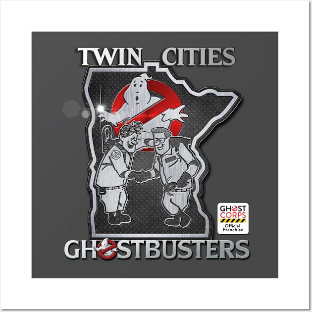 Twin Cities Ghostbusters Steel Logo Wall Art by TCGhostbusters